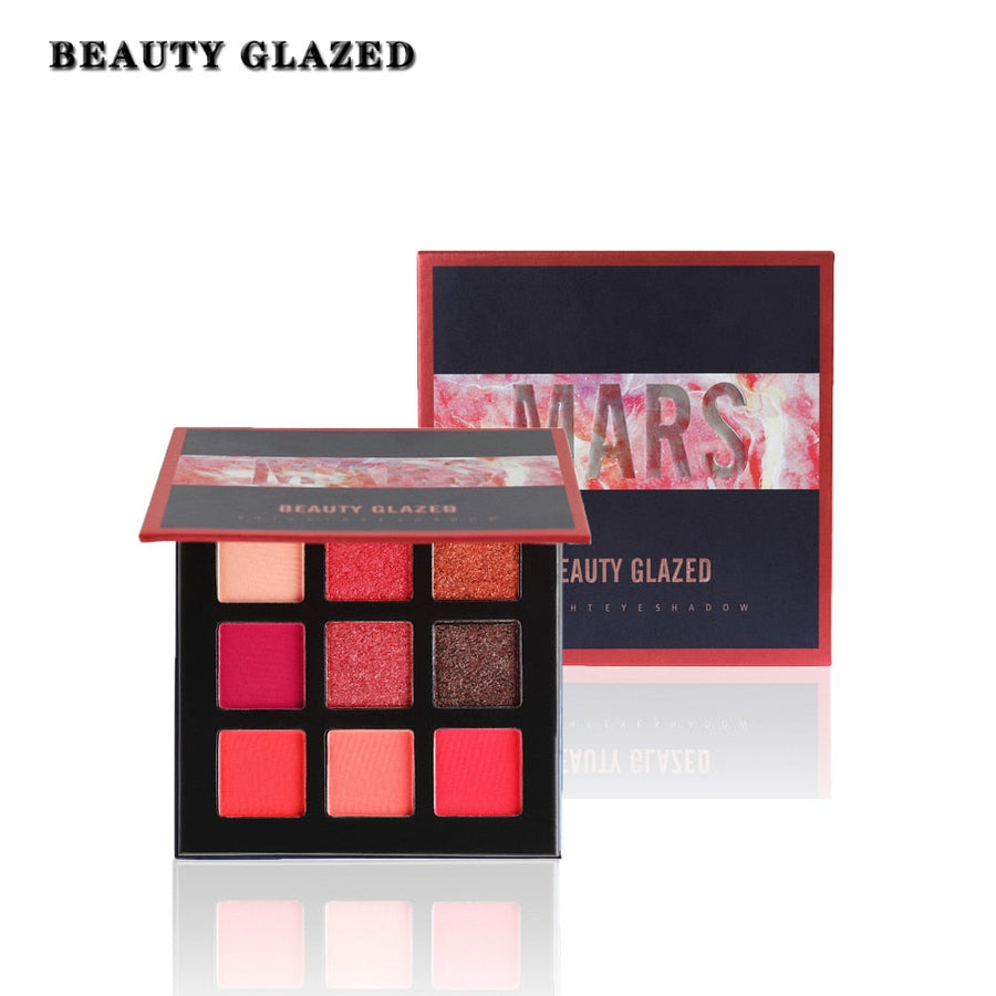 9-Color Eyeshadow Palette for Vivid, Bold Eye Looks