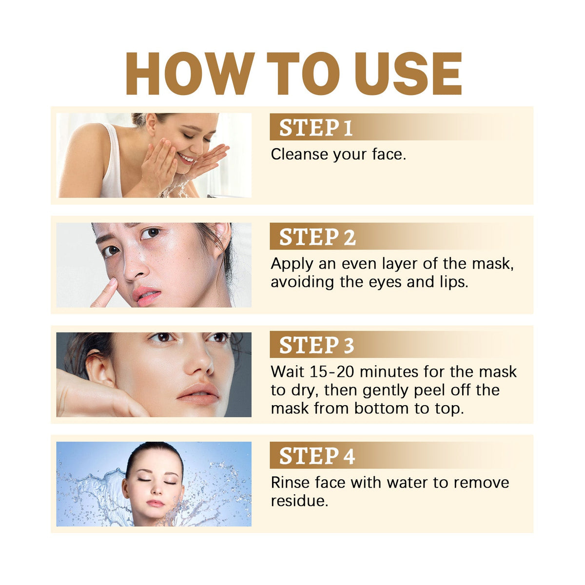 Herbal Peel-Off Mask for Deep Pore Cleansing & Blackhead