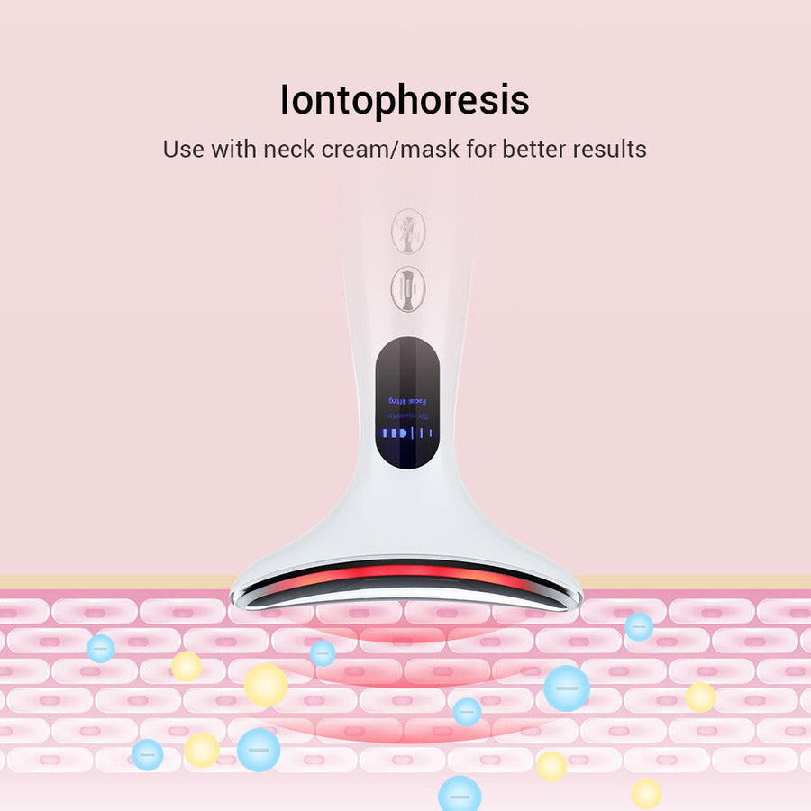 Neck and Face Microcurrent Beauty Device for Firming