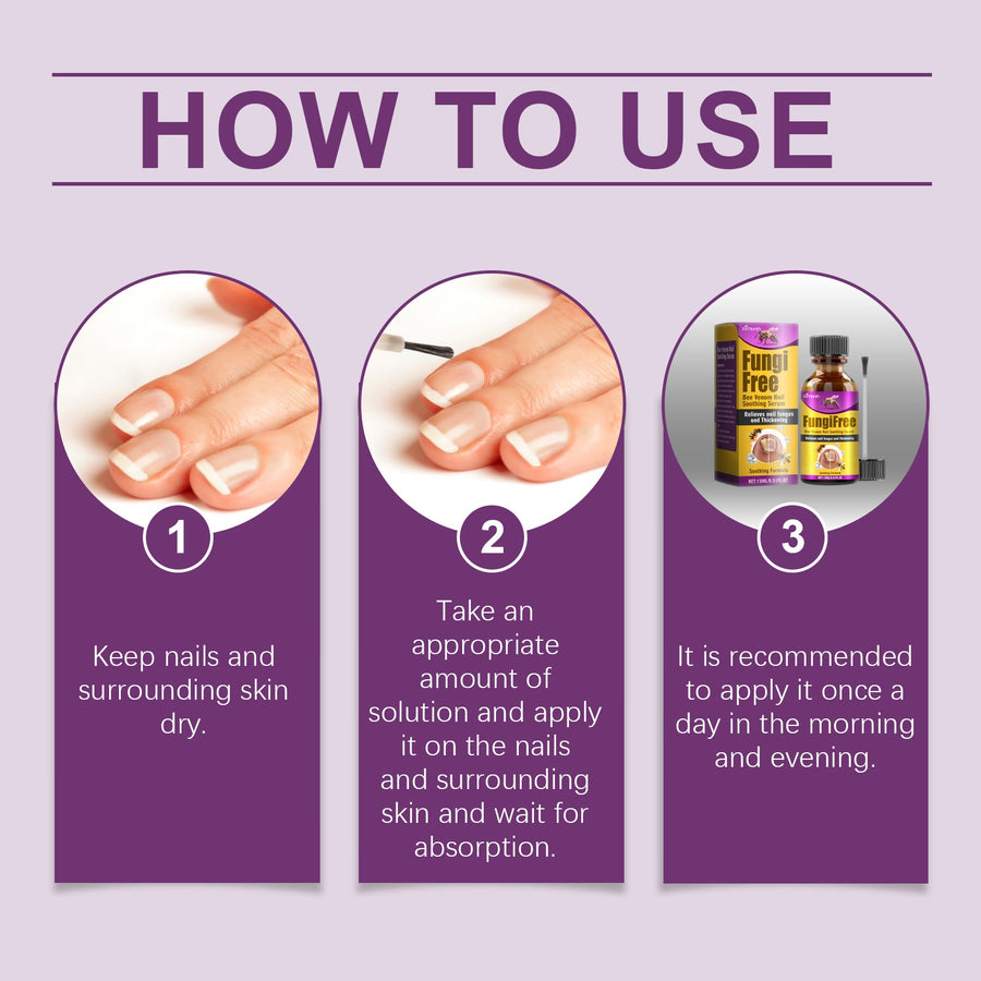 Bee Venom Nail Serum for Thick, Discolored Nails