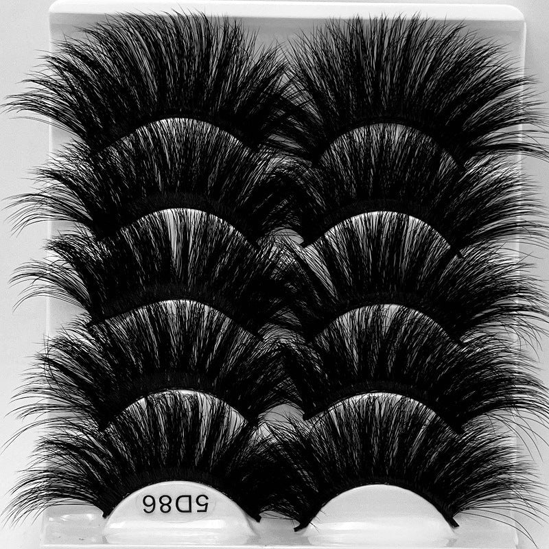 25mm 5D Mink False Eyelashes for Dramatic Eye Volume