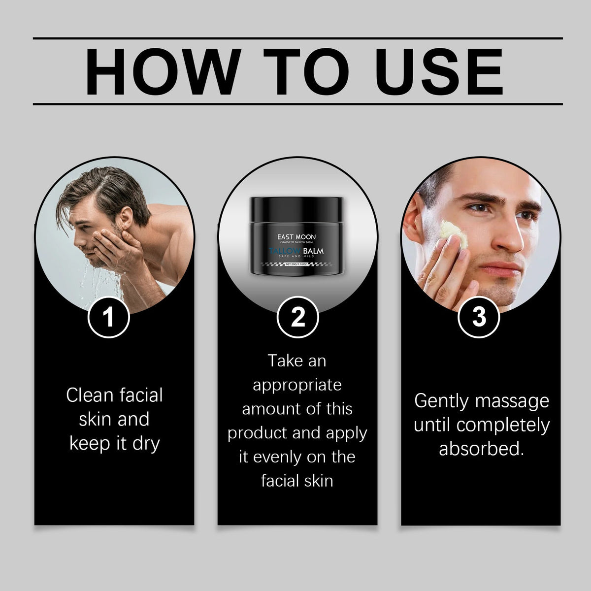 Men's Firming Cream With Grass-Fed Tallow For Fine Lines