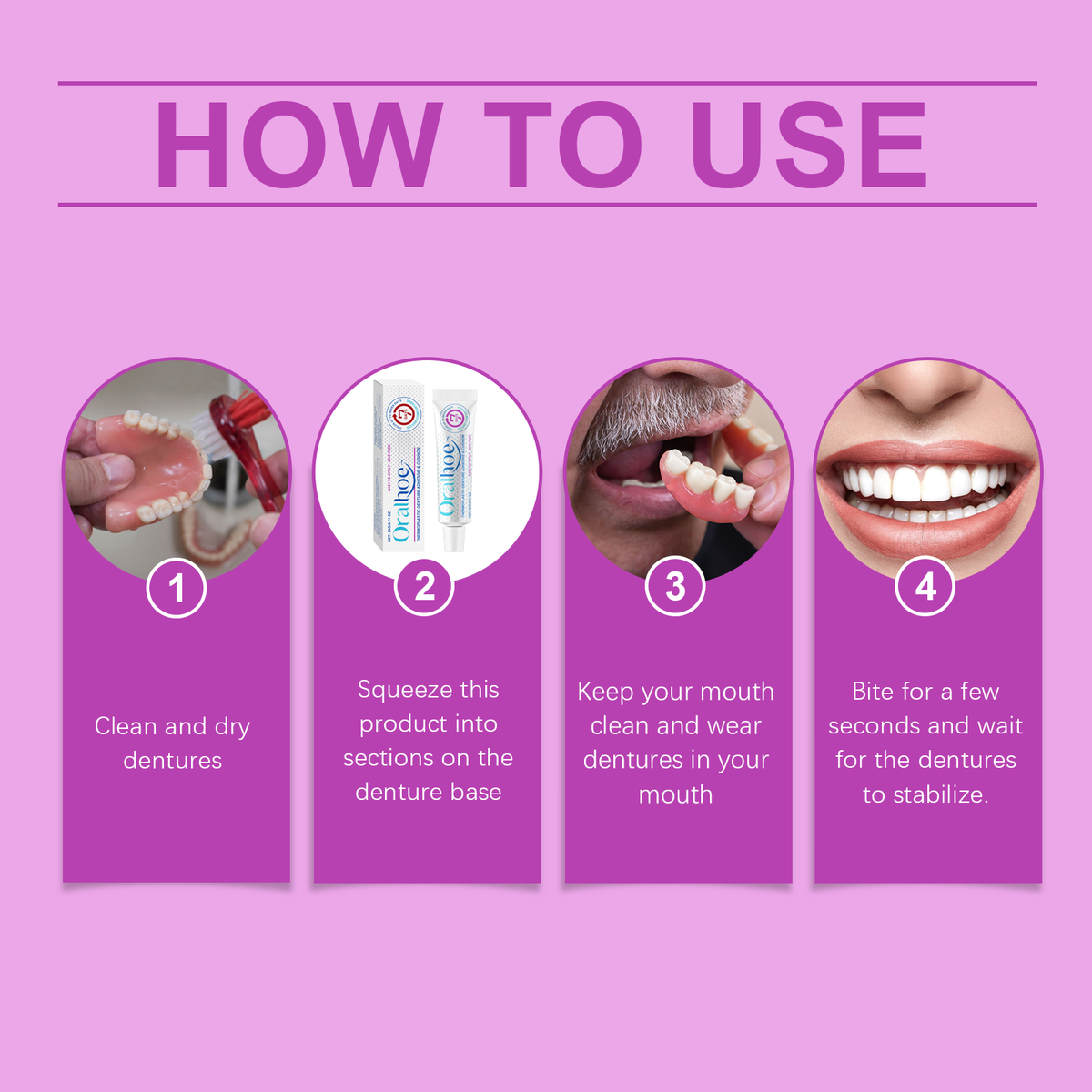 Denture Adhesive – 7-Day Secure Hold & Cushioned Comfort
