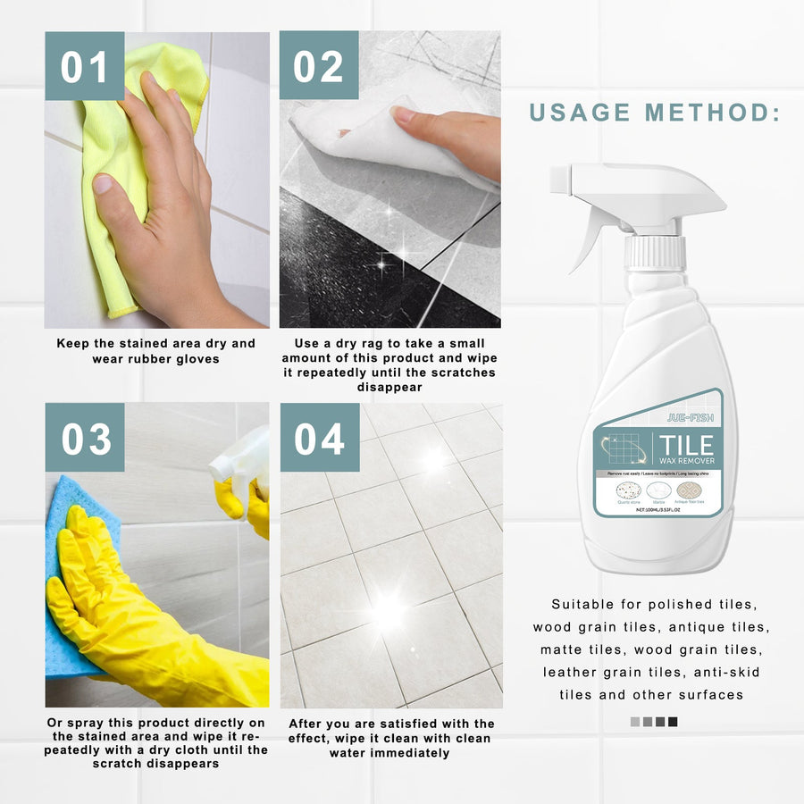 Ceramic Stone Plating Agent — Restore Tile Shine Fast