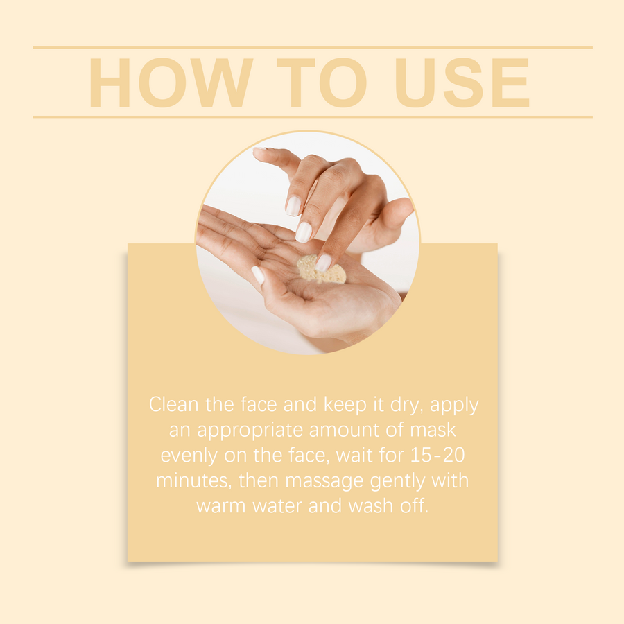 Rice Honey Face Mask - Hydrating Glow Treatment 150g