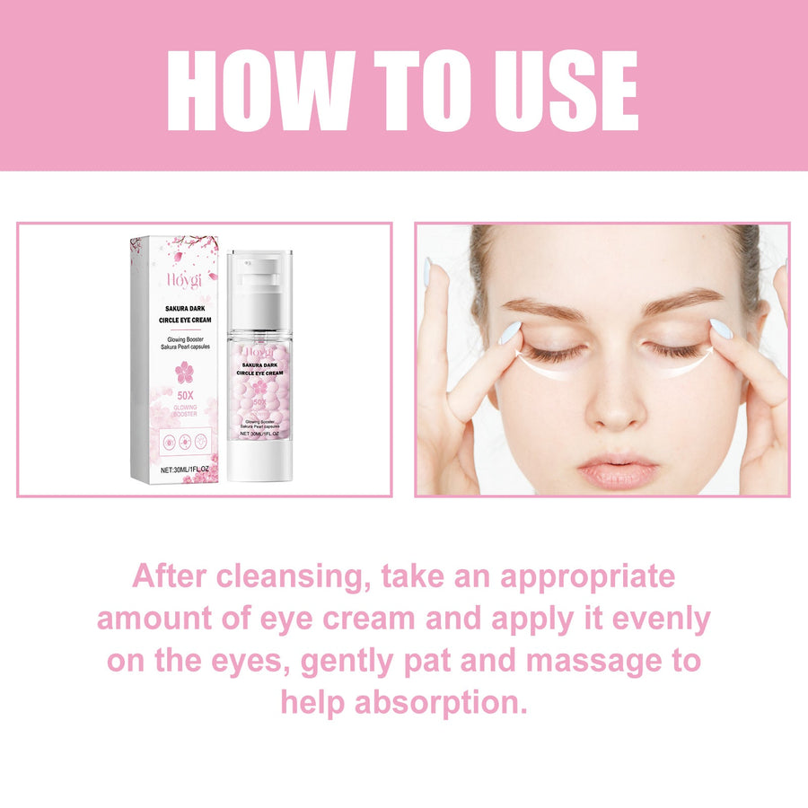 Sakura Pearl Eye Cream for Dark Circles & Puffiness