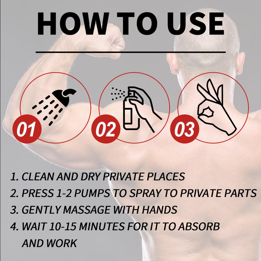 Men's Endurance Spray — 60 Min Extended Performance |
