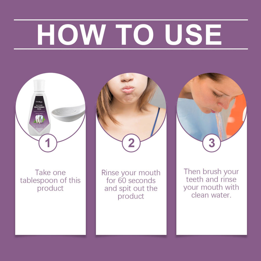 Alcohol-Free Whitening Mouthwash — Gentle Daily Rinse