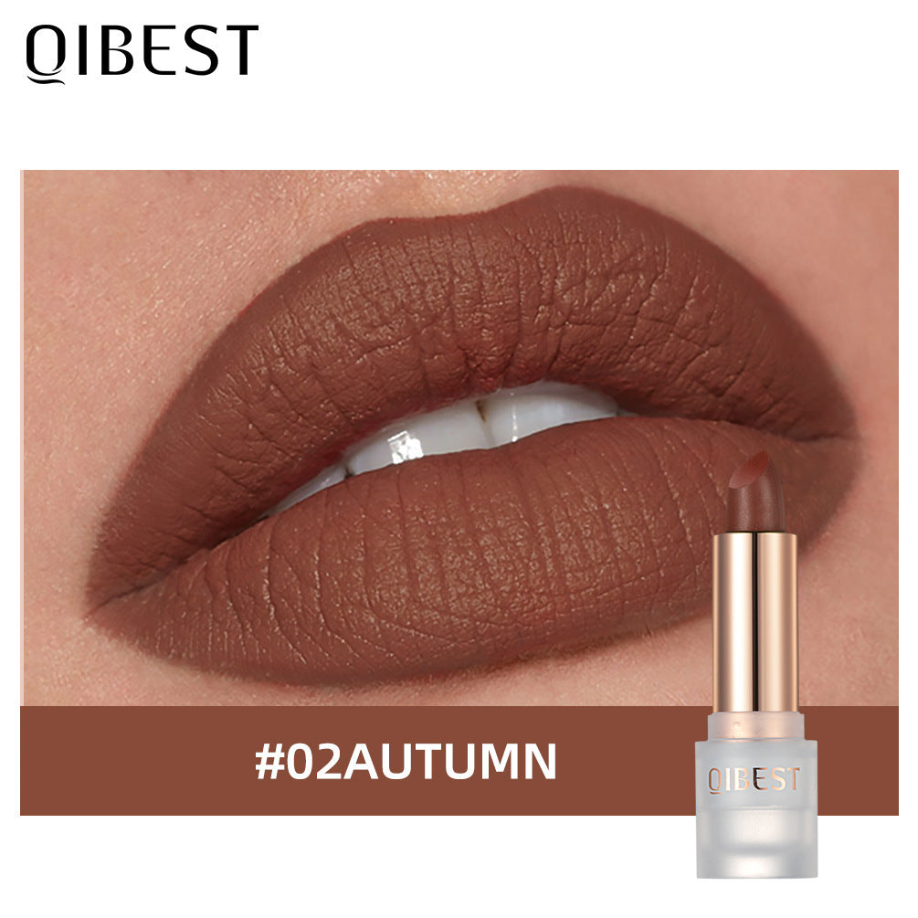 Velvet Matte Lipstick – 11 Wearable Shades, Soft-Focus