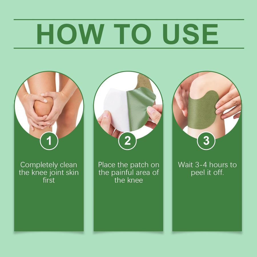 Wormwood Knee Pain Patch – Deep-Soothing Herbal Relief