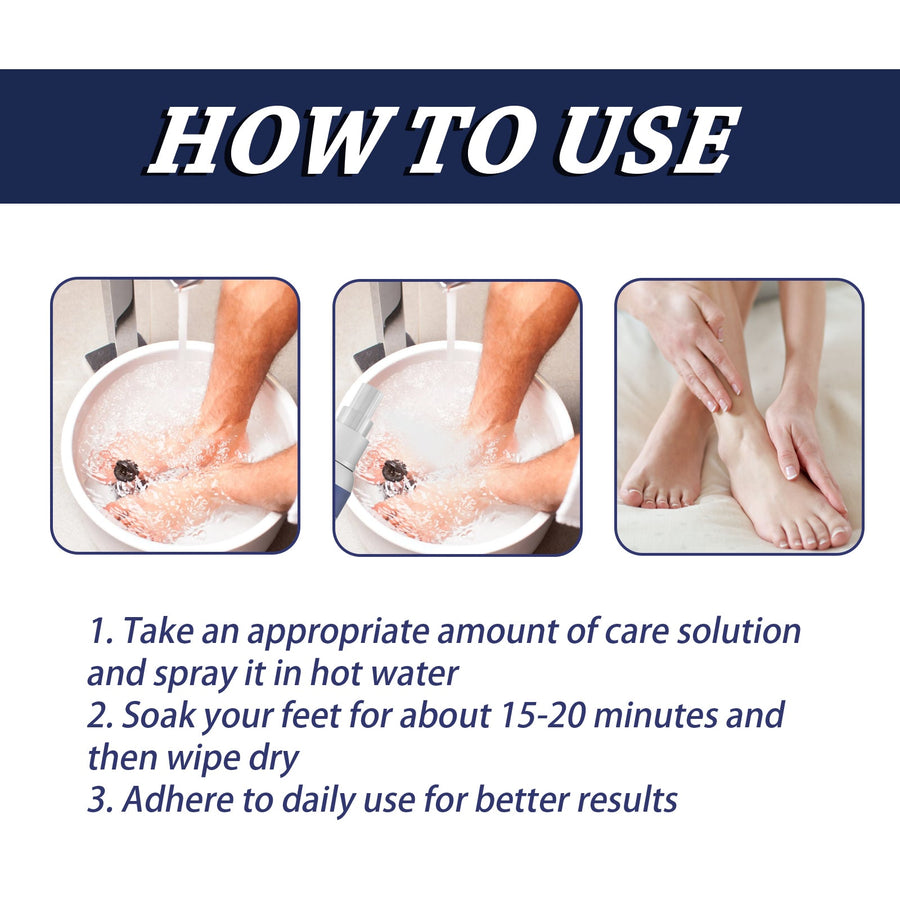 Foot Relief Herbal Spray — Soothe Itching, Cracking