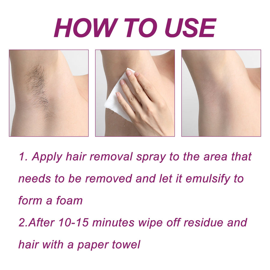 Oceaura Hair Removal Spray - Painless Smooth Skin Foam