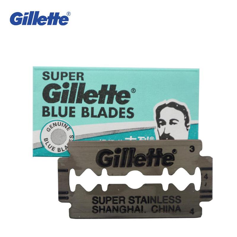 Gillette Super Blue Double Edge Razor Blades — Sharp