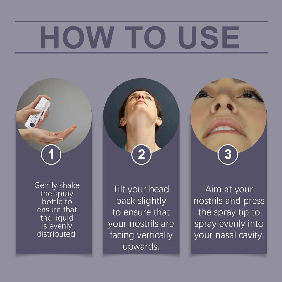 Nasal Relief Spray for Snoring & Night Congestion