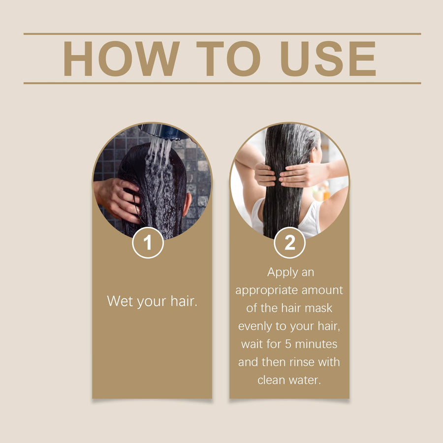 Smoothing Hair Mask for Frizzy, Dry & Split Ends