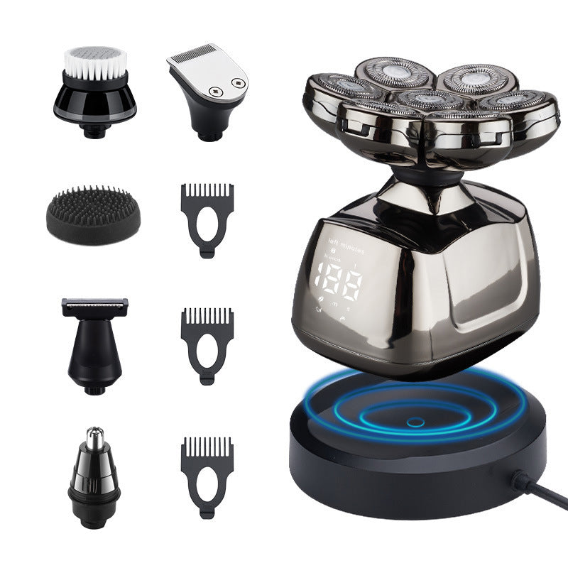7D Floating Electric Shaver — Wet/Dry, USB Portable