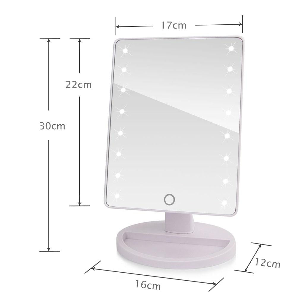 LED Light Mirror Vanity — Flawless Makeup with 16