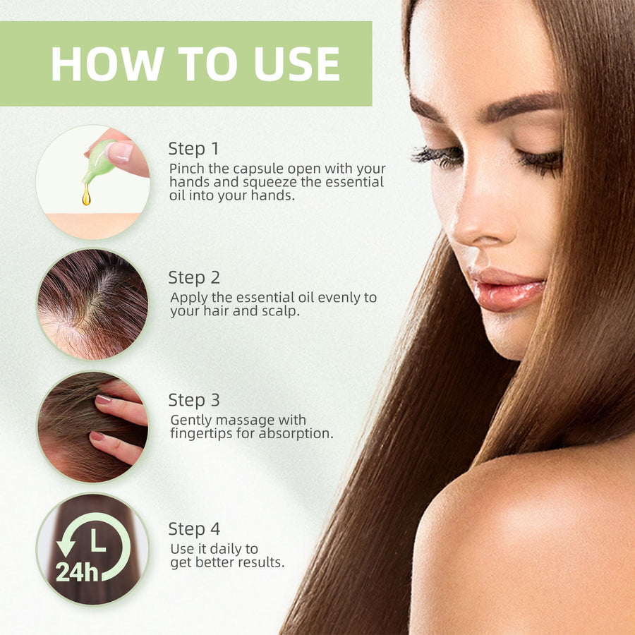Black Castor Oil Capsules for Softer, Glossier Hair