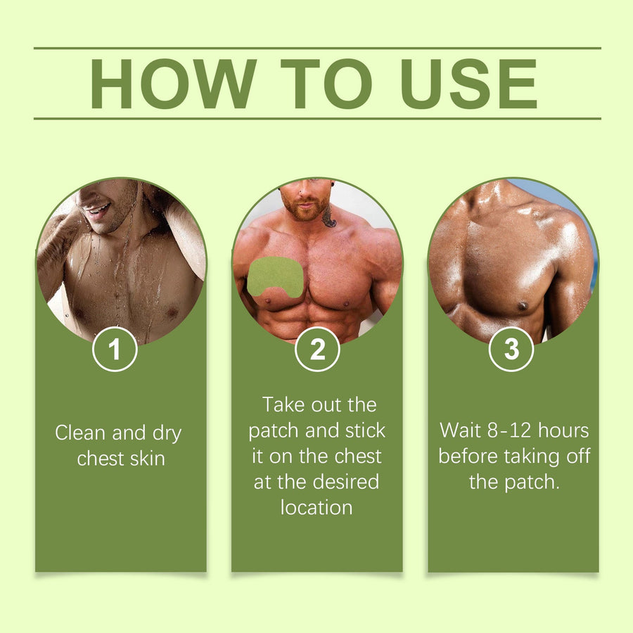 Men’s Chest Firming Patches — Lift & Contour Skin