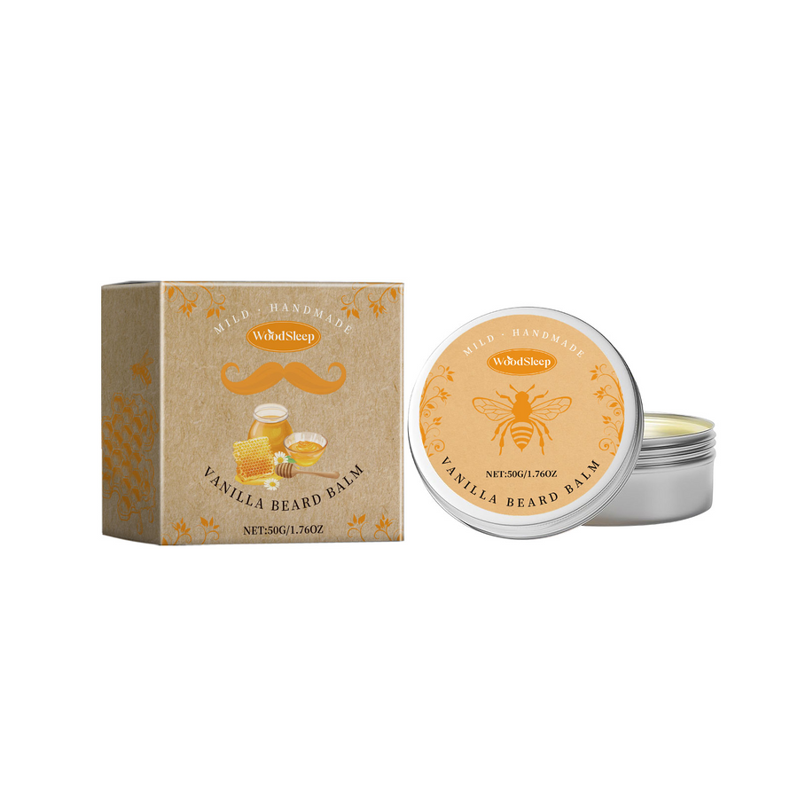 WoodSleep Vanilla Beard Balm — Non-Greasy Hold & Nourishment