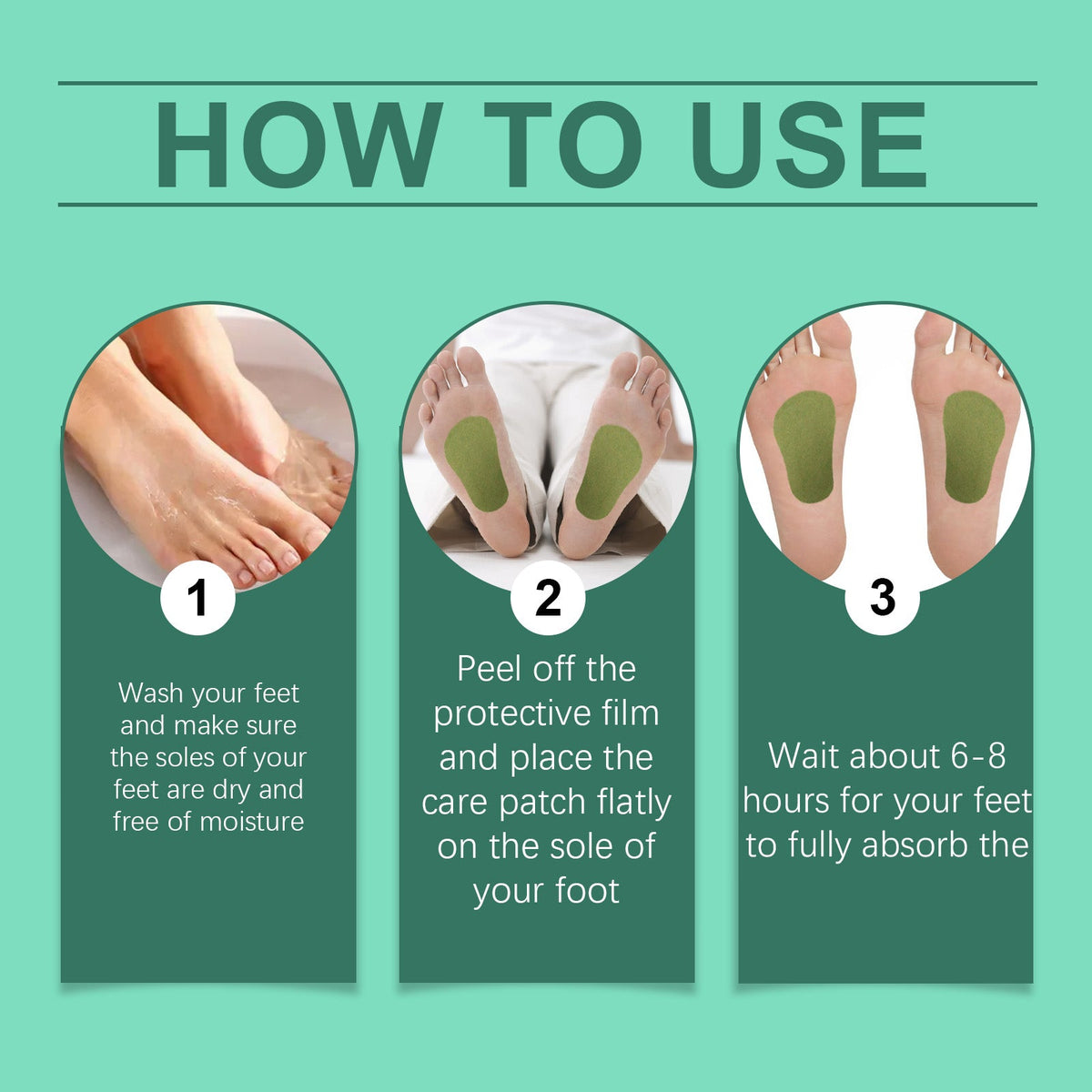Overnight Foot Patches for Tired, Achy Feet Relief