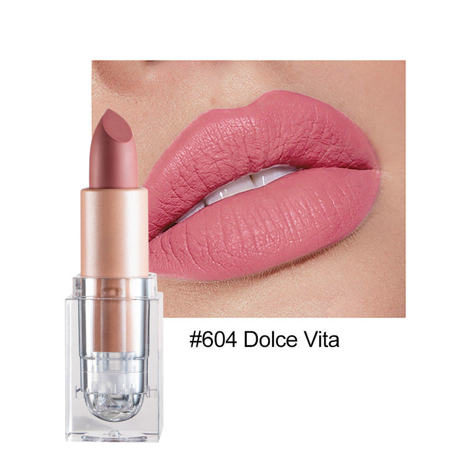 Ice Cube Matte Lipstick Set: Wearable Nude-to-Red Shades