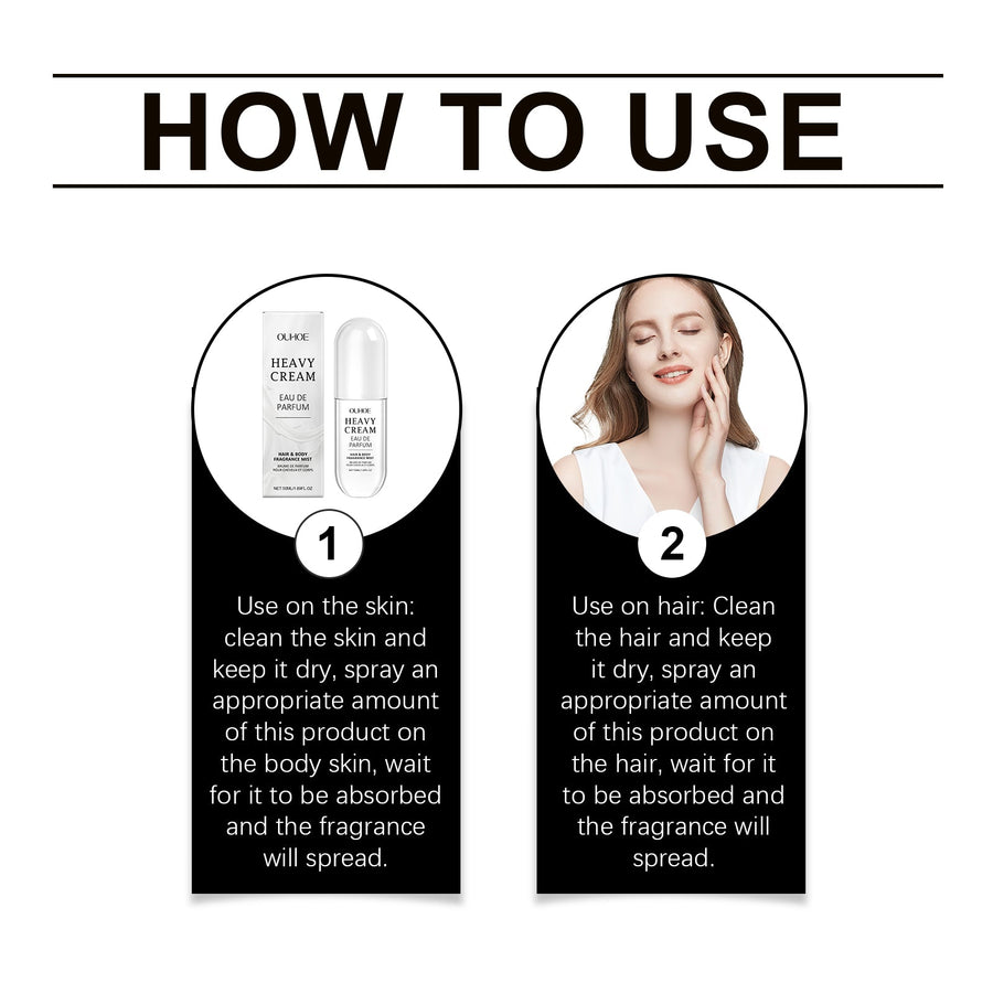 Women's Milk Scented Hair & Body Fragrance Mist Daily