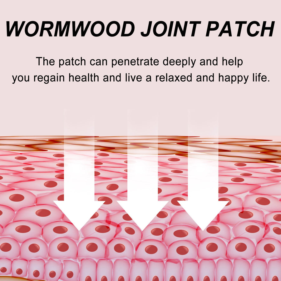 Wormwood Pain Patches – 12ct Plant‑Based Relief for Back