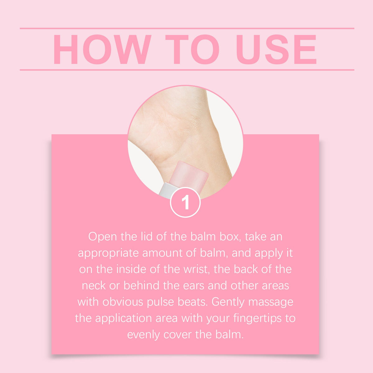 Solid Fragrance Balm Stick - Portable Non-Greasy Scent