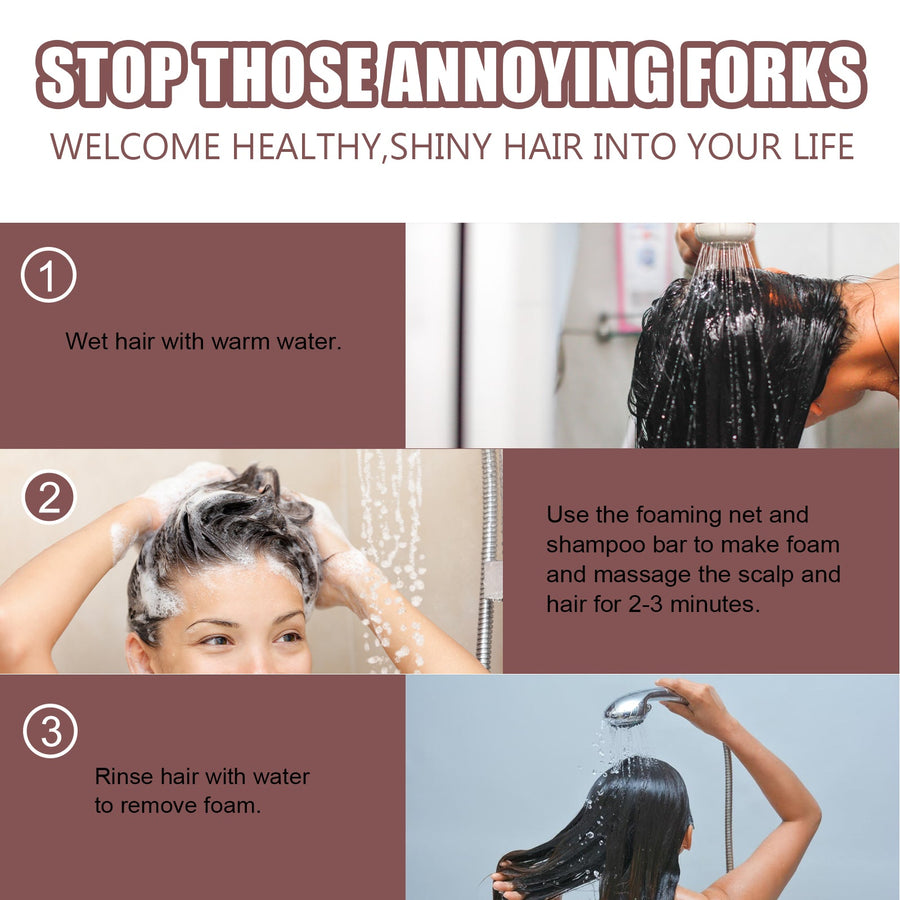 Polygonum Shampoo Bar for Deep Cleansing Hair Care