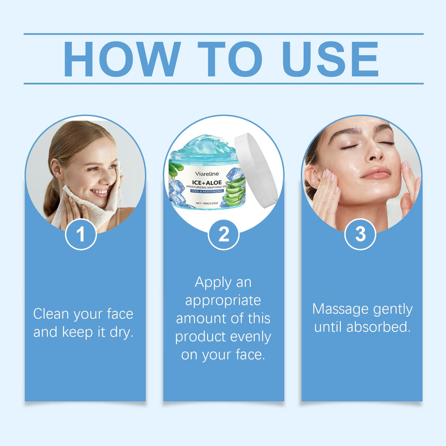 Aloe Vera Moisturizing Gel for Cooling Skin Relief