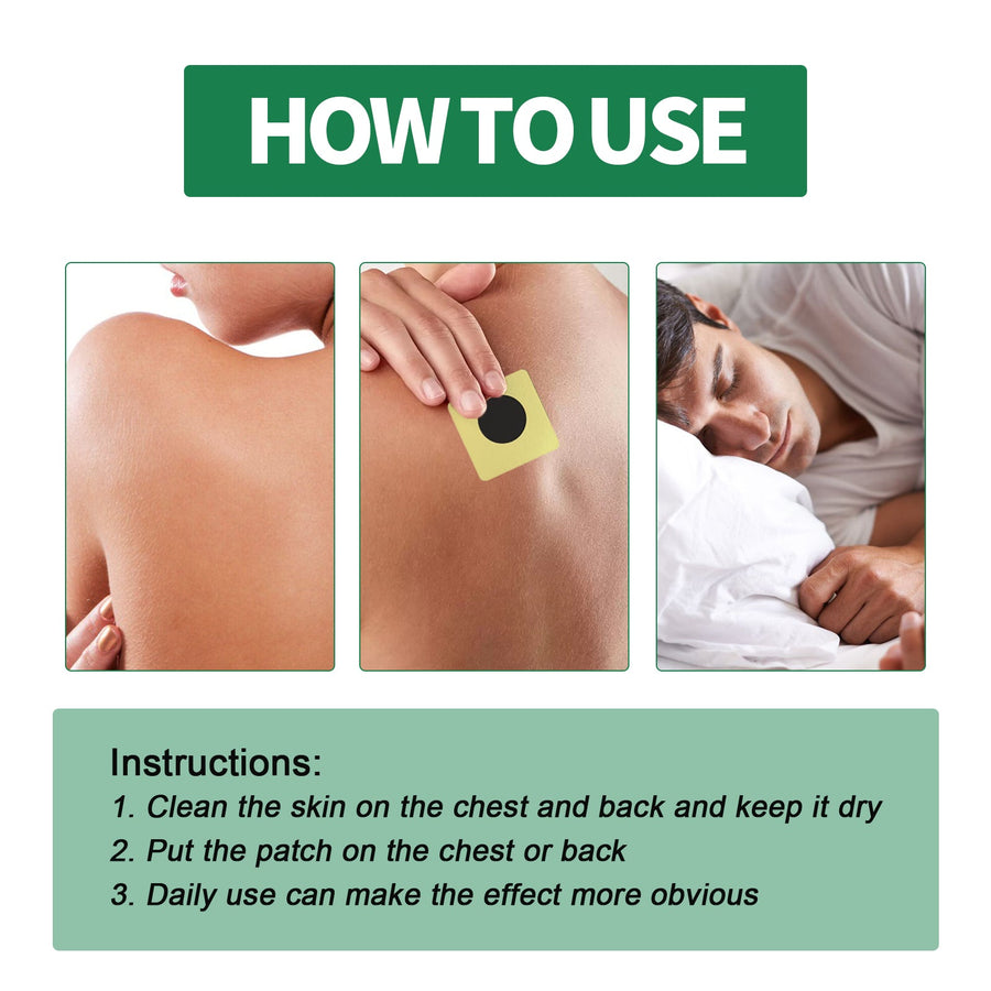 Lung Clearing Patch — 24h Herbal Relief for Congested Breathing