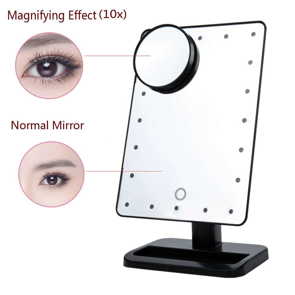 LED Lighted Vanity Mirror — Crystal-Clear Makeup