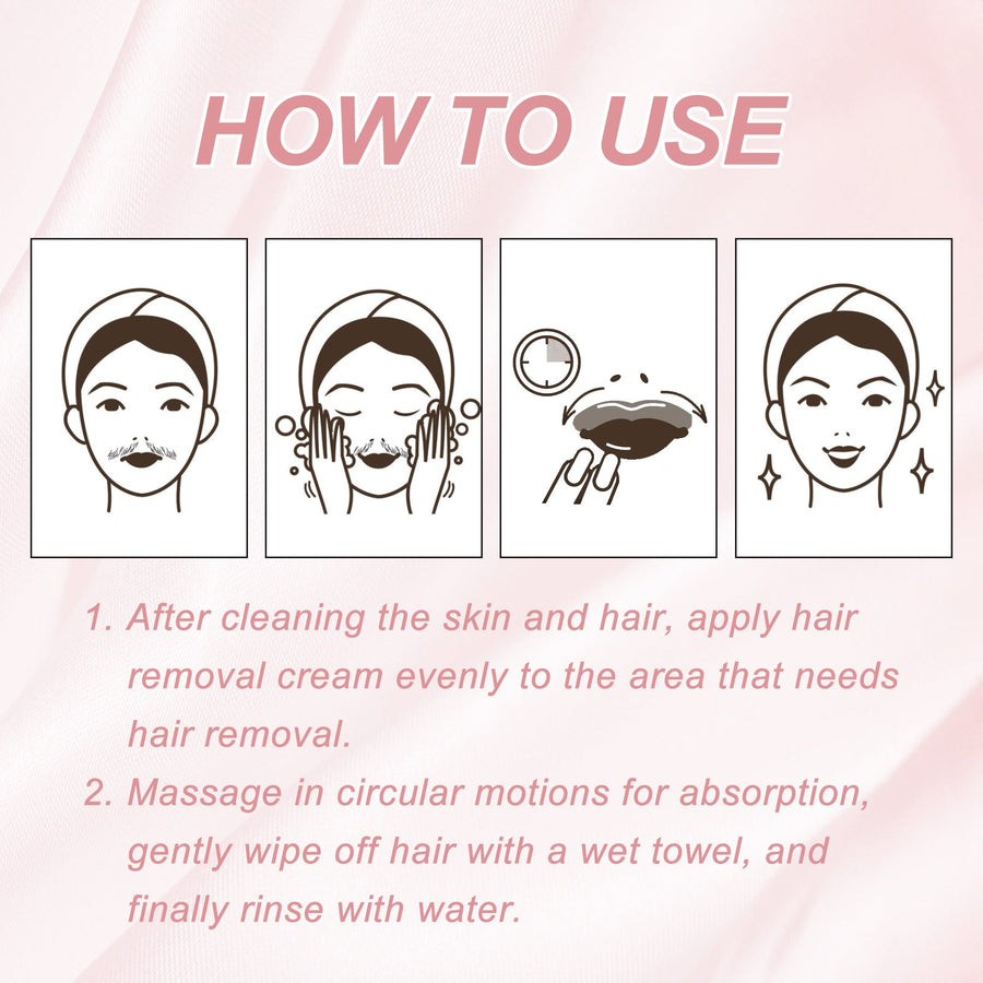 Ouhoe Peach Hair Removal Cream Gentle Non-Irritant Cleaning