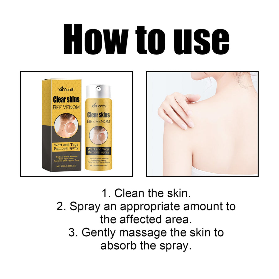 Skin Tag & Blemish Spray with Bee Venom Complex