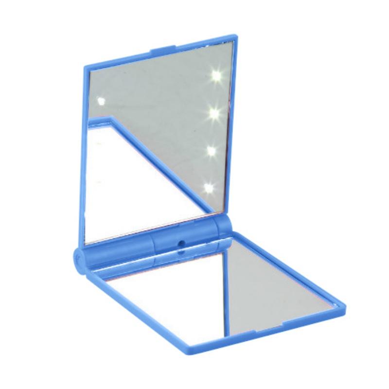 Compact LED Folding Mirror — Flawless Makeup Anywhere, 8