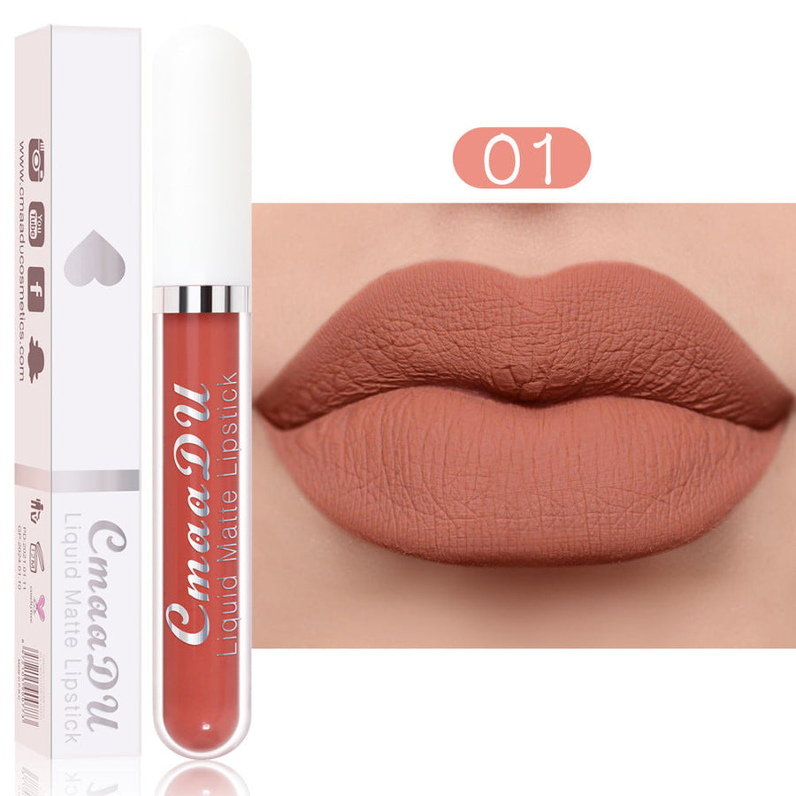 Matte Liquid Lipstick, Waterproof 18-Color Collection