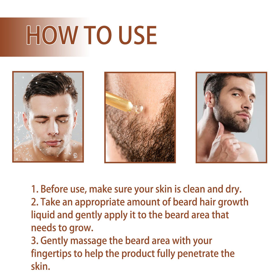 Facial Hair Serum — Thicker, Fuller Beard in 8 Weeks