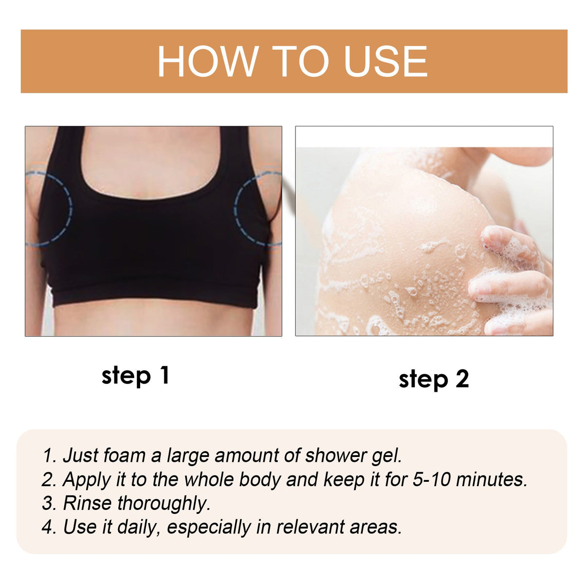 Ginger Lymphatic Body Shaping Body Wash, Cleans And Relieves