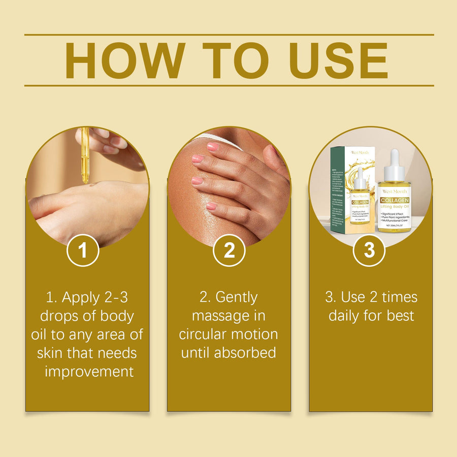 Collagen Body Oil for Firm, Lifted, Silky-Smooth Skin