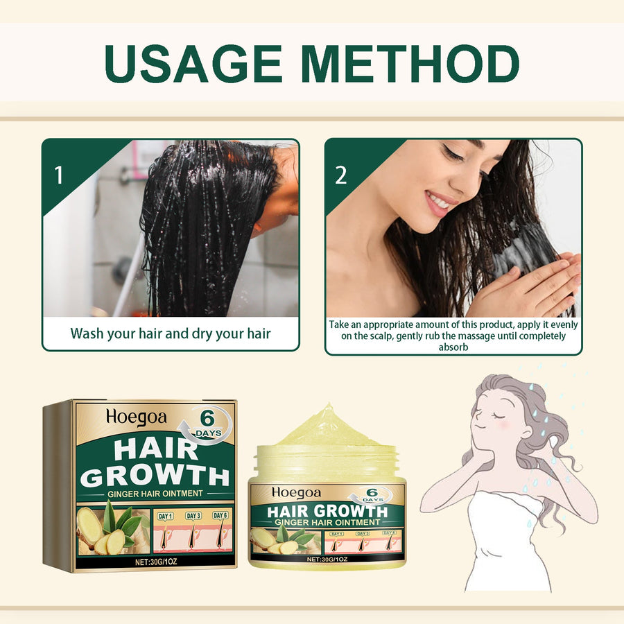 Ginger Hair Ointment for Moisturized, Fuller-Looking Hair