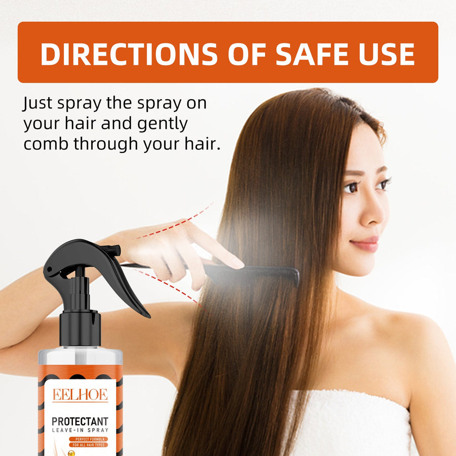 Leave-In Hair Spray for Smooth, Frizz-Free Protection