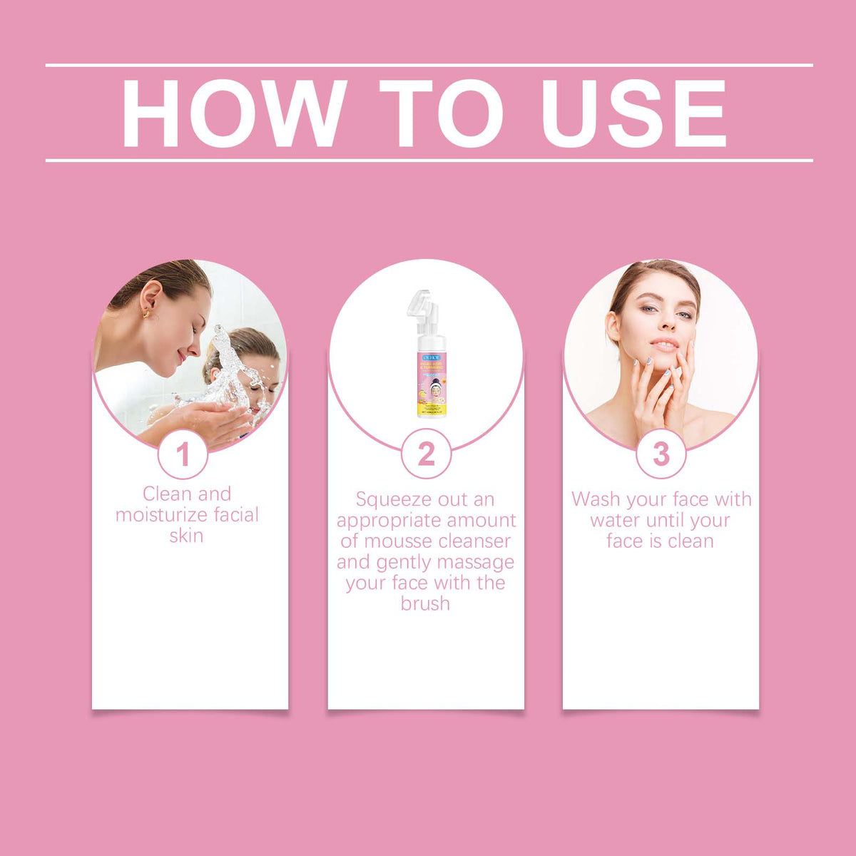 Kojic Acid Turmeric Mousse Cleanser for Bright Skin