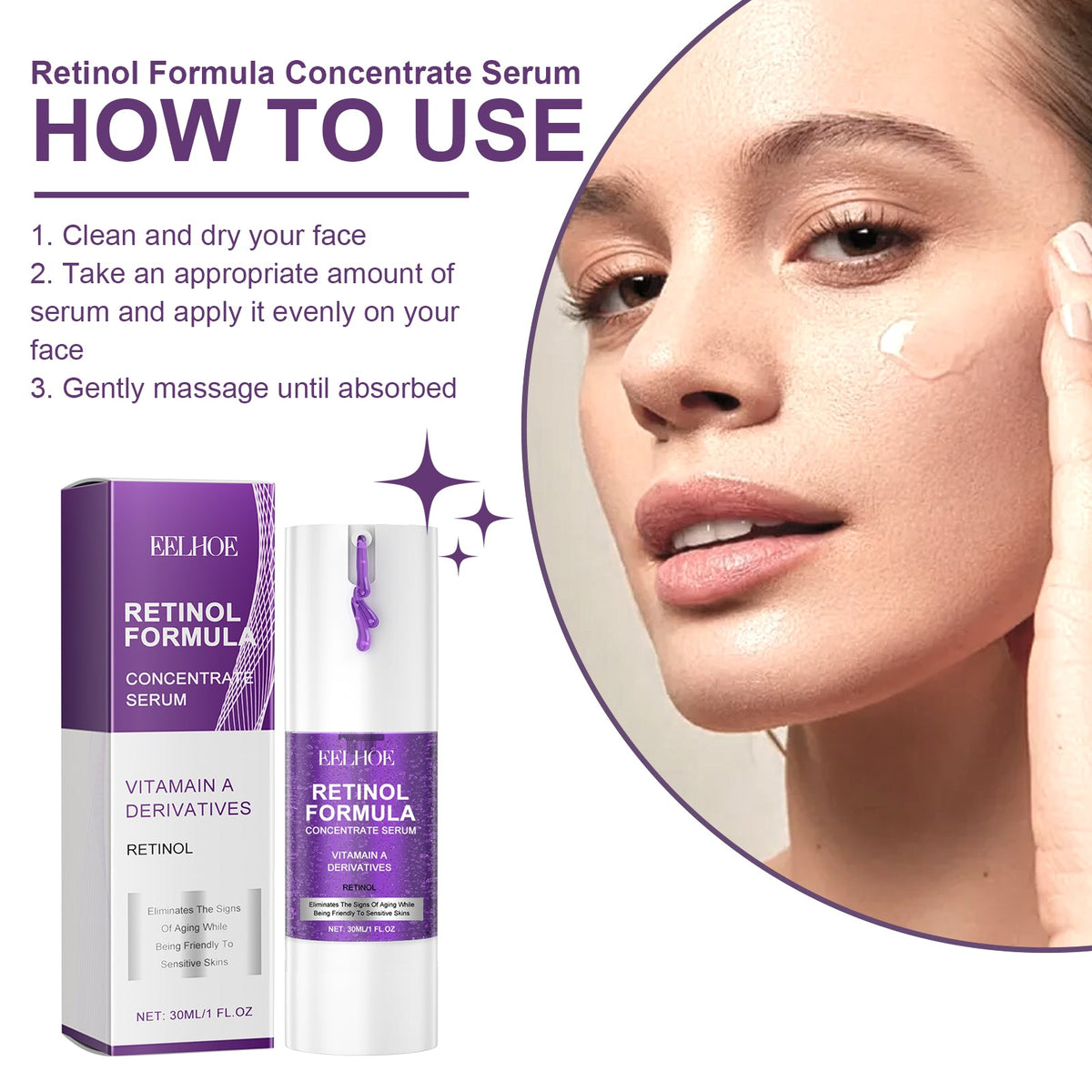 Retinol Face Essence for Sensitive Skin Anti-Aging