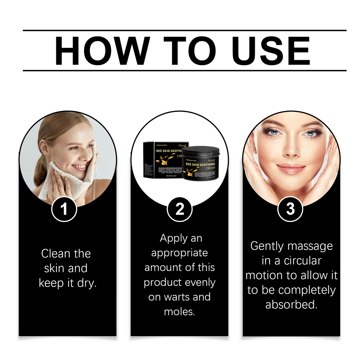 Honey Bee Venom Face Cream for Smooth Hydrated Skin