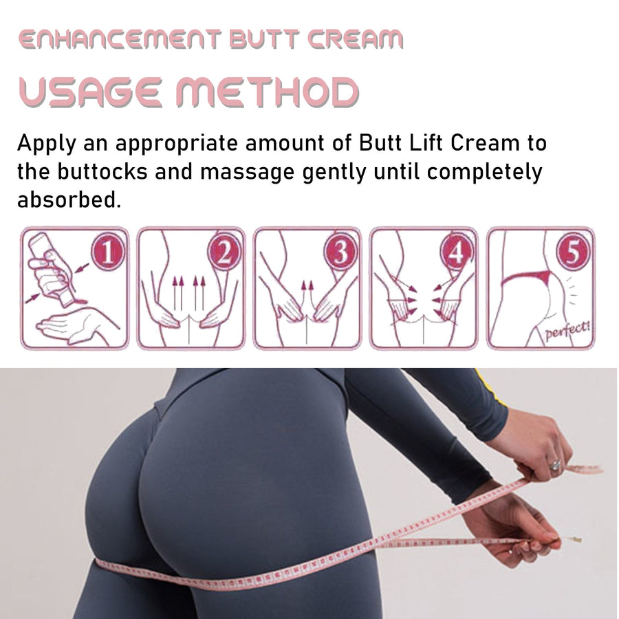 Butt Lift Cream for Fuller, Rounder Curves Naturally