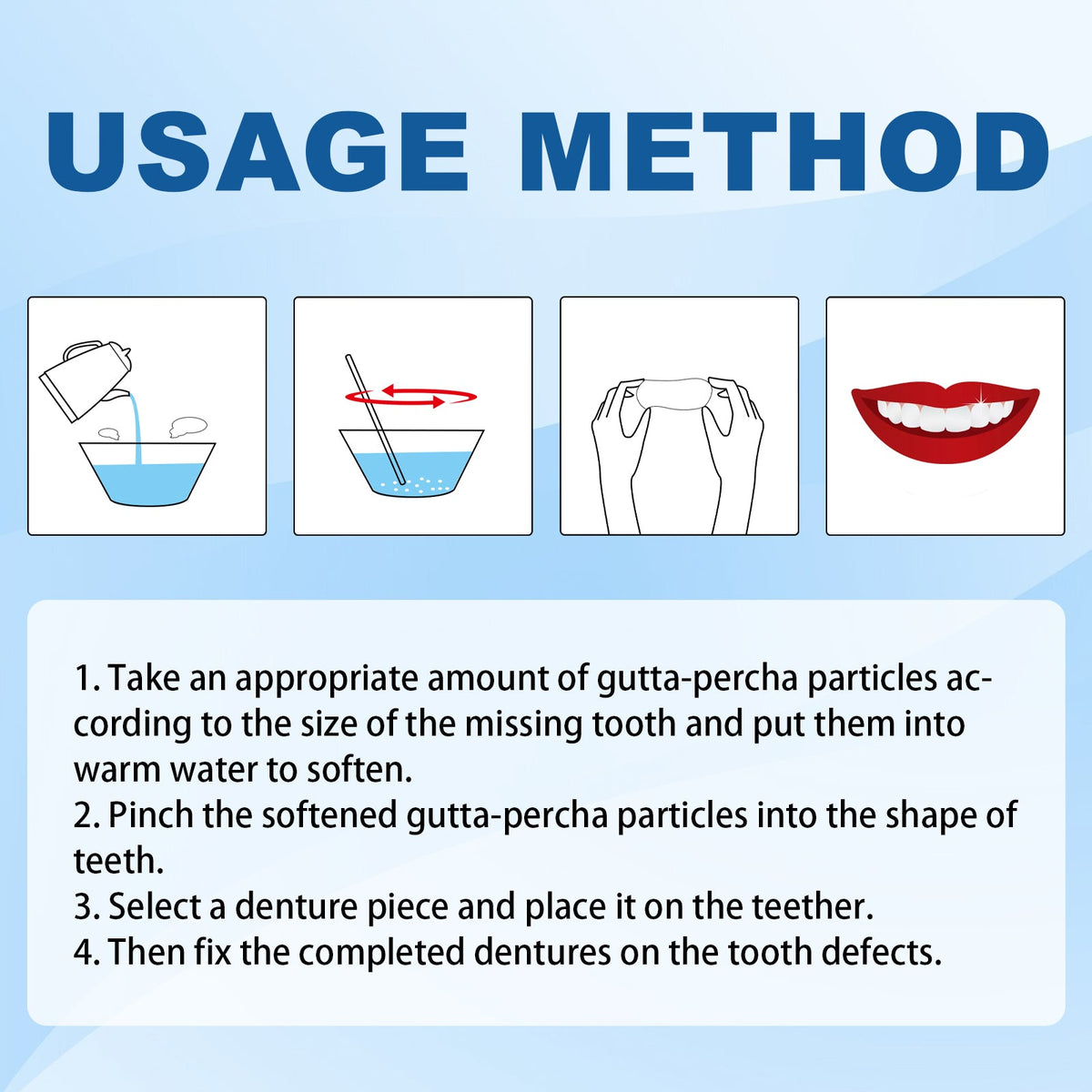 Tooth Repair Kit — Instant Smile Fix with Moldable Beads