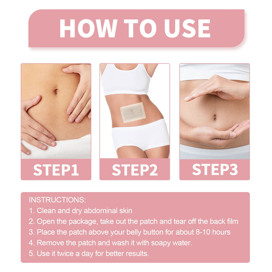Slimming Body Patches for Waist Toning, Pack of 10