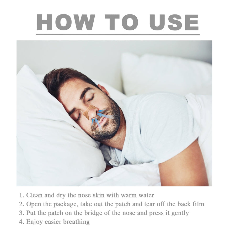 Nasal Strips for Snoring & Congestion Relief — Wake Up Rested