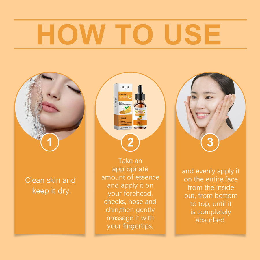 Vitamin C Turmeric Facial Essence for Dark Spots & Firmness